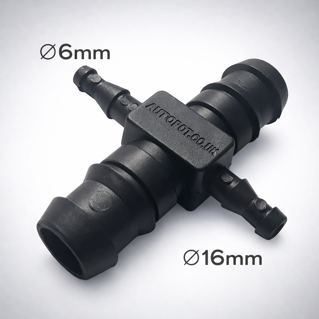 AutoPot Ristiliitin 16 mm – 6 mm – PF945/X