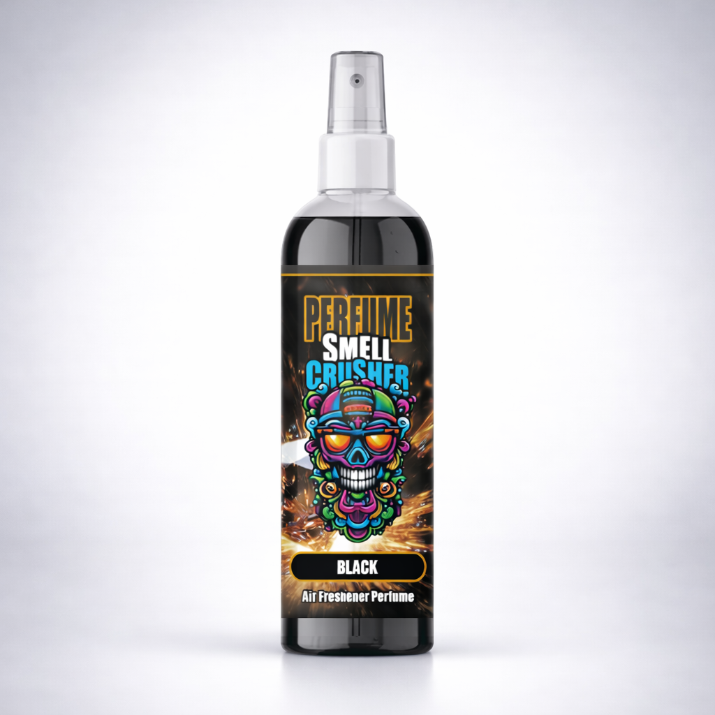 Smell Crusher Ilmanraikastinsuihke 75 ml Black – hajunpoistaja