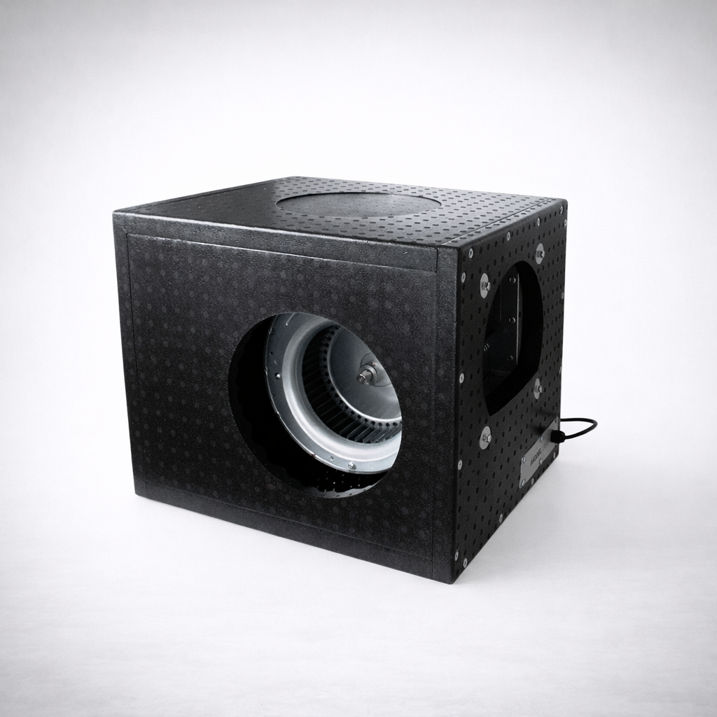 Dutch Masters Foam Box 1200 m³/h – äänieristetty kanavapuhallin