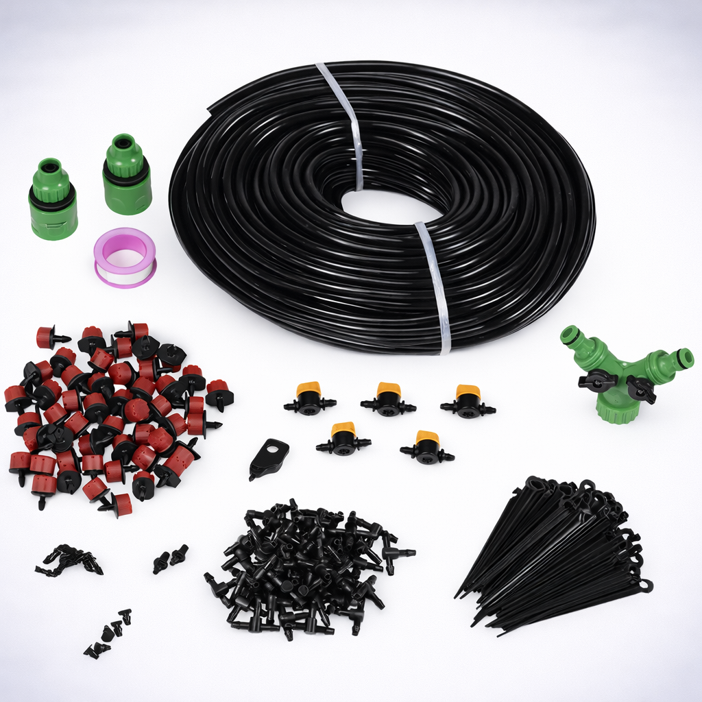 Tippakastelusetti – drip feed automaatiseen kasteluun