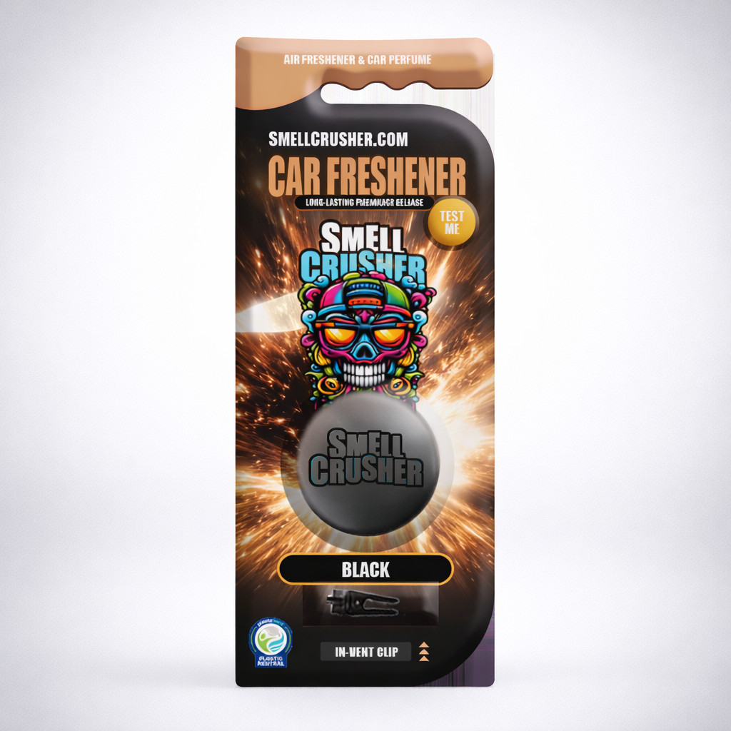 Smell Crusher Auton ilmanraikastin Black – hajunpoistaja